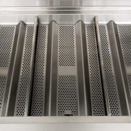 Perforated Flame Stabilizing Grids